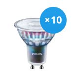 Multipack 10x Philips MASTER LED Spot ExpertColor GU10 PAR16 3.9W 280lm 36D - 930 Blanc Chaud | Meilleur rendu des couleurs - Dimmable - Équivalent 35W