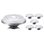 Multipack 6x Philips MASTER LED Spot G53 AR111 10.8W 600lm 9D - 927 Blanc Très Chaud | Meilleur rendu des couleurs - Dimmable - Équivalent 50W