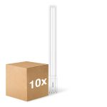Multipack 10x Philips CorePro PL-L LED Ampoule Mains 24W - 840 Blanc Froid | 4-Pins - Équivalent 55W