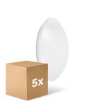 Multipack 5x Ledvance Surface Circulaire 250 Blanc 13W 920lm - 830 Blanc Chaud | avec Détecteur de Mouvement - IP44 - Équivalent 2x13W