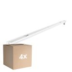 Multipack 4x Noxion Réglette Click V2 LED T8 | Convient pour 1x 60cm Tube LED