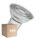 Multipack 10x Ledvance LED PAR16 GU10 Réflecteur 7W 575lm 60D - 940 Blanc Froid | Meilleur Rendu Des Couleurs - Dimmable - Équivalent 80W