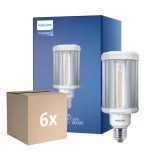 Multipack 6x Philips TrueForce LED E27 HPL Claire 21W 3000lm 360D - 840 Blanc Froid | Équivalent 50W