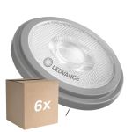 Multipack 6x Ledvance LED spot G53 AR111 11.7W 450lm 40D - 930 Blanc Chaud | Meilleur rendu des couleurs - Dimmable - Équivalent 50W