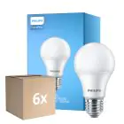 Multipack 6x Philips Corepro LED Ampoule E27 Poire Dépolie 10W 1055lm - 830 Blanc Chaud | Équivalent 75W