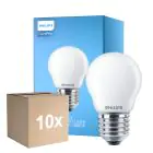Multipack 10x Philips Corepro LED Lustre E27 Boule Dépolie 6.5W 806lm - 840 Blanc Froid | Équivalent 60W