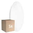 Multipack 5x Ledvance Hublot LED Surface CIRCULAR 500 PS Échantillon Blanc 42W 3500lm - 840 Blanc Froid | IP44