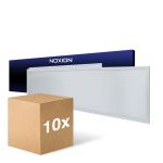 Multipack 10x Noxion LED Paneel Ecowhite V4.0 28W 3360lm - 830-840-865 CCT | 120x30cm - UGR <19