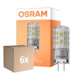 Multipack 6x Osram Parathom LED Pin GY6.35 3.3W 470lm - 827 Zeer Warm Wit | Vervangt 40W