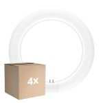 Multipack 4x Ledvance LED Buis T9 Value Circulair (EM/Mains) 11W 1320lm - 840 Koel Wit | Vervangt 22W