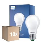 Multipack 10x Philips MASTER LED Lamp Ultra Efficient E27 Peer Mat 4W 840lm - 830 Warm Wit | Vervangt 60W