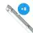 Multipack 8x Noxion LED Waterdichte Montagebalk Behuizing Poseidon V2.0 | Geschikt voor 2x150cm LED Buis