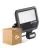 Multipack 5x Ledvance LED Floodlight Aluminium Zwart 41W 6000lm 100D - 840 Koel Wit | IP65 - Bewegings- En Lichtsensor - Symmetrisch