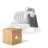 Multipack 4x Ledvance LED Spot Adjust Aluminium Wit 8W 720lm 36D - 940 Koel Wit | Zaagmaat 68mm - IP20 - Beste Kleurweergave - Dimbaar