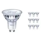 Multipack 10x Philips Corepro LED Spot GU10 PAR16 2.7W 225lm 36D - 830 Warm Wit | Vervangt 25W