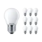 Multipack 10x Philips Corepro LED Lustre E27 Kogel Mat 2.2W 250lm - 827 Zeer Warm Wit | Vervangt 25W