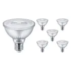 Multipack 6x Philips Master Value LED Lamp Reflector E27 PAR30 9.5W 740lm 25D - 927 Zeer Warm Wit | Beste Kleurweergave - Dimbaar - Vervangt 75W