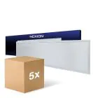Multipack 5x Noxion LED Paneel Ecowhite V4.0 28W 3360lm - 830-840-865 CCT | 120x30cm - UGR 