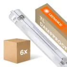 Multipack 6x Ledvance LED Waterdichte Montagebalk Vochtbestendig Behuizing Performance | Geschikt Voor 2x150cm LED Buis