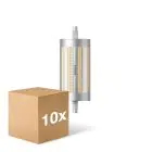 Multipack 10x Philips Corepro LED Lineair R7s 118mm 17.5W 2460lm - 840 Koel Wit | Dimbaar - Vervangt 150W