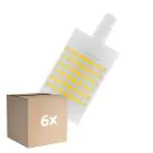 Multipack 6x Osram LED Linear R7s Parathom 78mm Helder 12W 1521lm - 827 Zeer Warm Wit | Dimbaar - Vervangt 100W