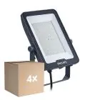 Multipack 4x Philips LED Floodlight Ledinaire BVP169 100W 12000lm 110D - 830-840-865 CCT | IP65 - Symmetrisch