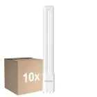 Multipack 10x Noxion Lucent PL-L LED 11.9W 1450lm - 830 Warm Wit | 4-Pin - Vervangt 24W