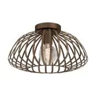 Eglo Plafondlamp Espinal Staal Brons | IP20 - Geschikt voor 1x E27 